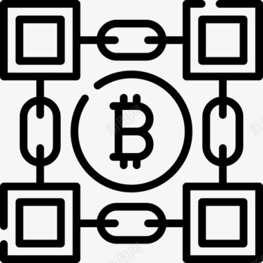 BlockchainBlockchain43Lineal图标图标