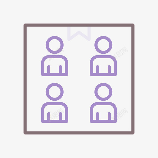 群用户愤怒的房间线性颜色图标svg_新图网 https://ixintu.com 愤怒 房间 用户 线性 颜色