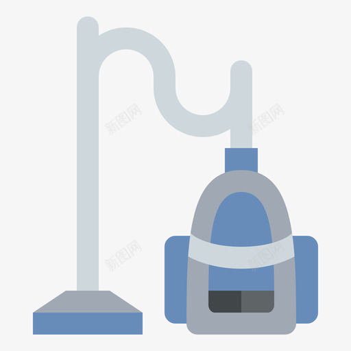 吸尘器家用电器20扁平图标svg_新图网 https://ixintu.com 吸尘器 家用电器 扁平