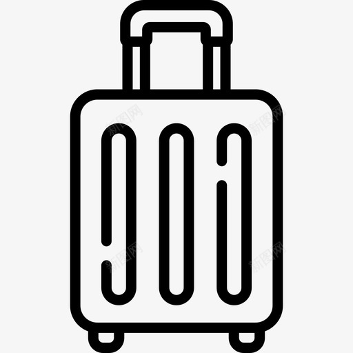 旅行箱旅行251直线型图标svg_新图网 https://ixintu.com 旅行 旅行箱 直线 线型