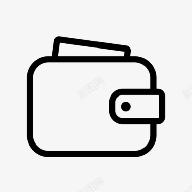 钱包包现金图标图标