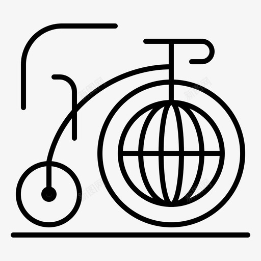大自行车梦想图标svg_新图网 https://ixintu.com 一分钱 个性 常规 梦想 清醒 灵感 特征 生活 自行车 醒的