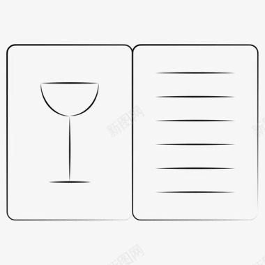 餐厅菜单食物菜单饮料清单图标图标