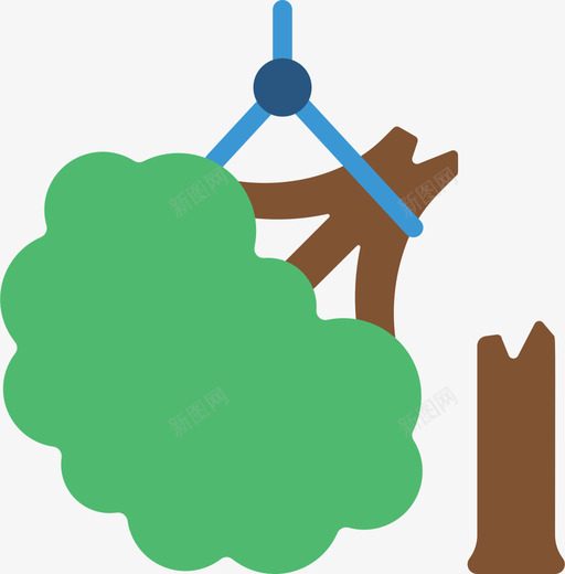 树木恢复救援和反应4平坦图标svg_新图网 https://ixintu.com 反应 平坦 恢复 救援 树木