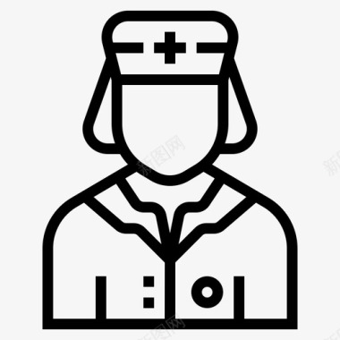护士工作和职业1大纲图标图标