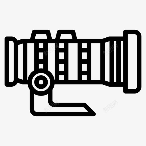 相机镜头摄影111线性图标svg_新图网 https://ixintu.com 摄影 相机 线性 镜头