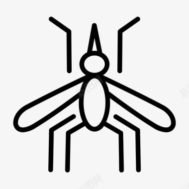 蚊子虫子昆虫图标图标