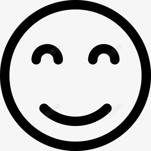 微笑微笑和人4直率图标svg_新图网 https://ixintu.com 微笑 直率
