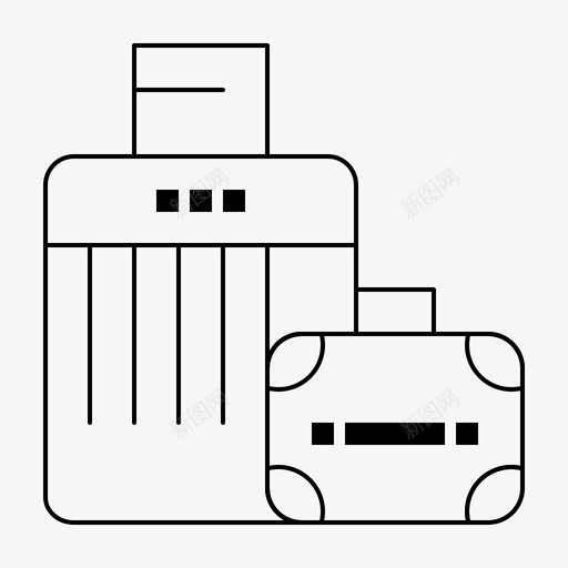 行李包手提包图标svg_新图网 https://ixintu.com 2月 v5 手提包 界面 系列 网络 行李 酒店