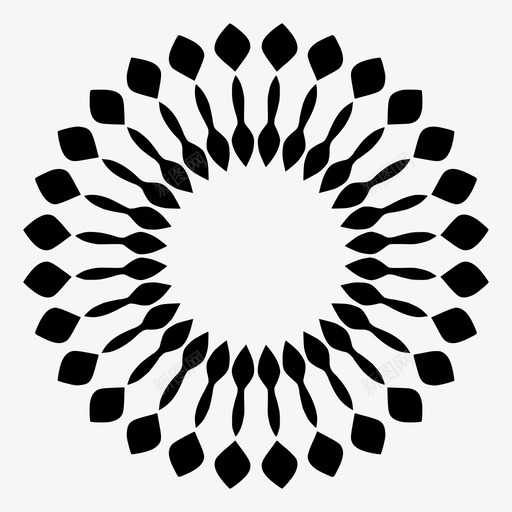 抽象花圆形创意荷花图标svg_新图网 https://ixintu.com 创意 图案 圆形 抽象 曼陀罗 花集 荷花 螺旋