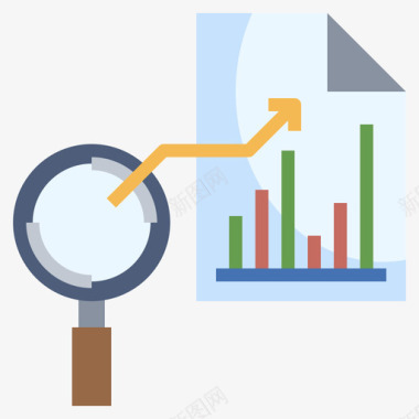 报告商务和市场营销1平淡图标图标