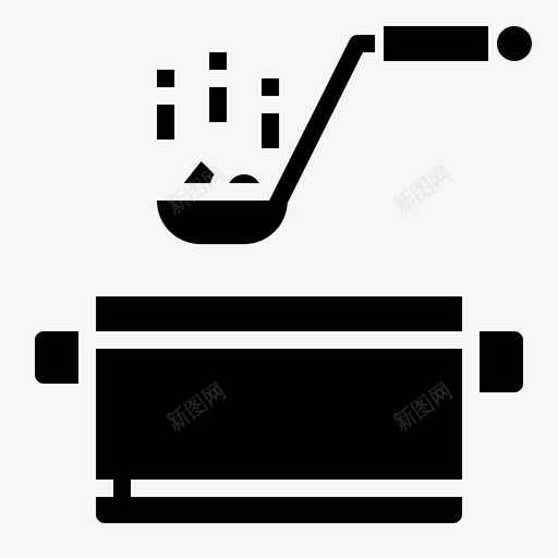 84号厨房锅实心图标svg_新图网 https://ixintu.com 84号 厨房 实心