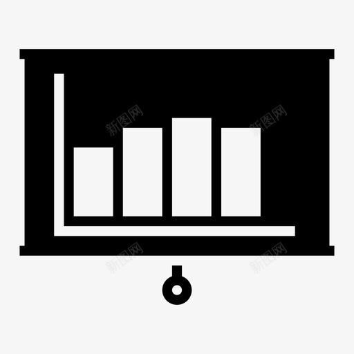 图表演示演示板幻灯片图标svg_新图网 https://ixintu.com 图表 字形 幻灯片 投影仪 教学 演示 财务