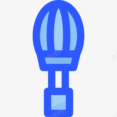 气球电子商务181蓝色图标图标
