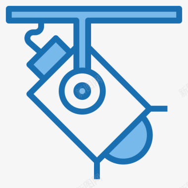 照明摄影113蓝色图标图标