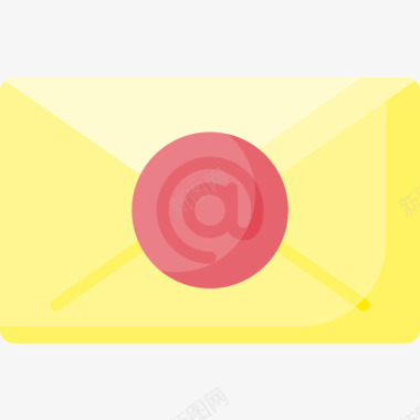 电子邮件android6扁平图标图标