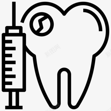 麻醉牙科牙医图标图标
