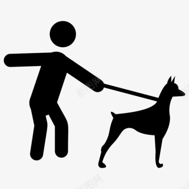 宠物训练狗训练服从训练图标图标