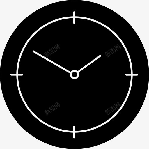 时钟分钟时间表图标svg_新图网 https://ixintu.com 分钟 手表 时钟 时间 时间表