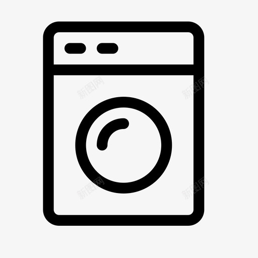 电器服装烘干机图标svg_新图网 https://ixintu.com 服装 洗衣机 烘干机 电器 购物