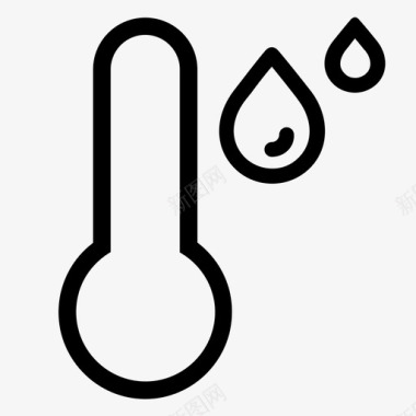 室内湿度计-关图标