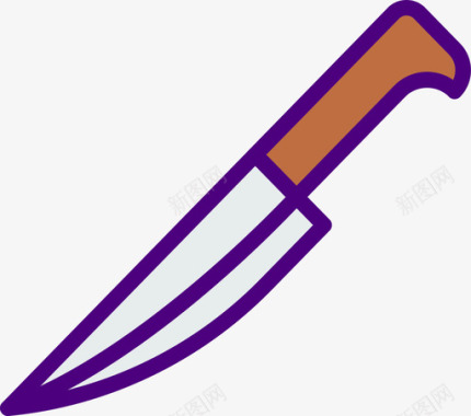 刀食品168线颜色图标图标