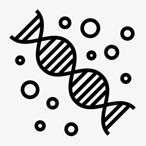 dna化学实验室图标svg_新图网 https://ixintu.com dna 化学 医学 实验室 科学