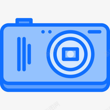 小型摄像机设备46蓝色图标图标