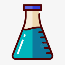 化学学院化学学院15线性颜色图标高清图片