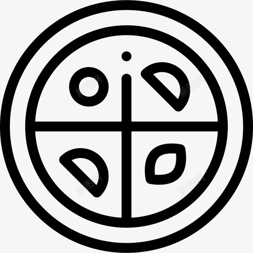 披萨夜派对44直系图标svg_新图网 https://ixintu.com 披萨 派对 直系