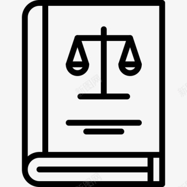 宪法书籍法律图标图标