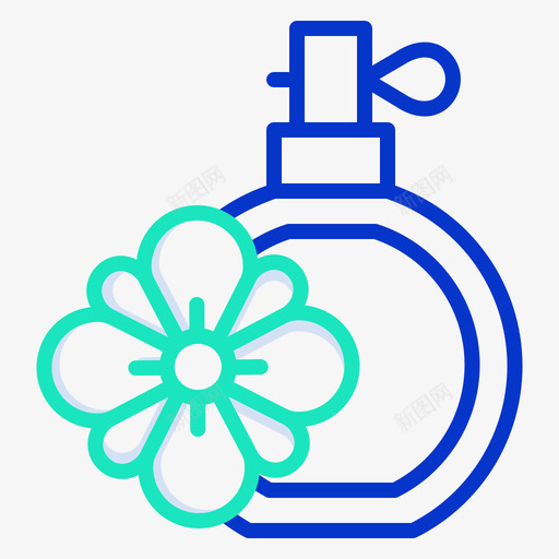 香水美容和spa10轮廓颜色图标svg_新图网 https://ixintu.com spa 美容 轮廓 颜色 香水