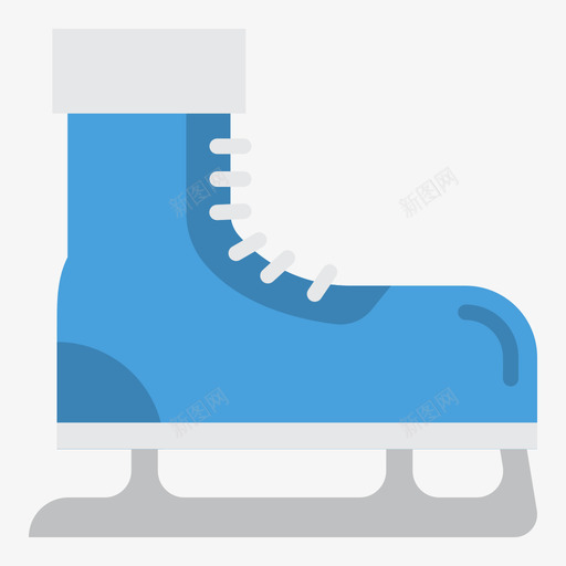 溜冰鞋运动设备31扁平图标svg_新图网 https://ixintu.com 扁平 溜冰鞋 设备 运动