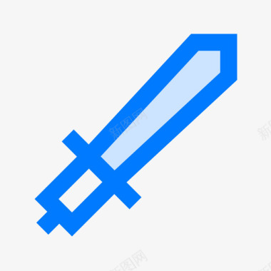 剑中世纪57蓝色图标图标