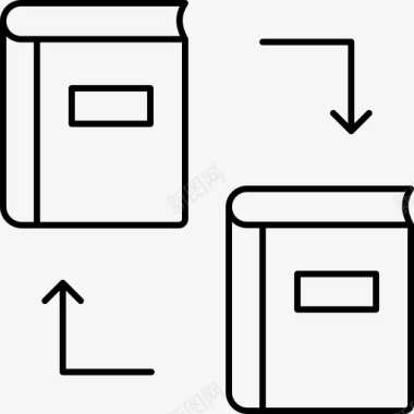 书籍教育交流图标图标