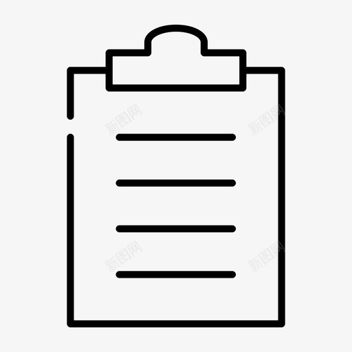 剪贴板列表注释图标svg_新图网 https://ixintu.com 任务 列表 剪贴板 注释 验证