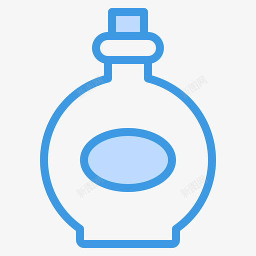 威士忌瓶子和容器5蓝色图标svg_新图网 https://ixintu.com 威士忌 容器 瓶子 蓝色