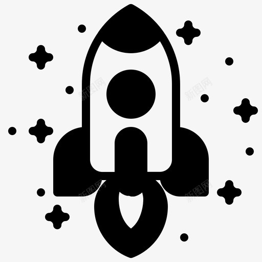 火箭发射新业务图标svg_新图网 https://ixintu.com 创业 发射 字形 宇宙飞船 新业务 火箭