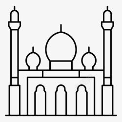 萨利萨利赫清真寺亚洲建筑亚洲地标图标高清图片