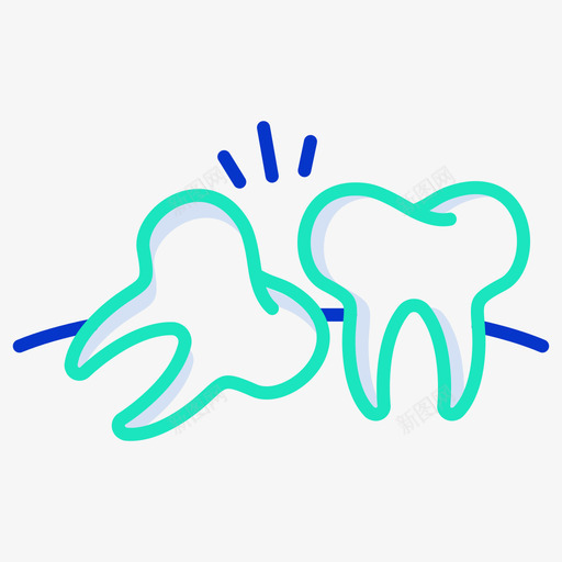 种植体牙科39轮廓颜色图标svg_新图网 https://ixintu.com 植体 牙科 种植 轮廓 颜色