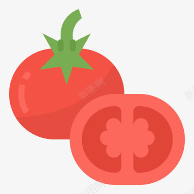 番茄沙拉1份平淡图标图标