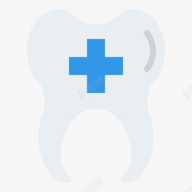 牙科医用238扁平图标图标