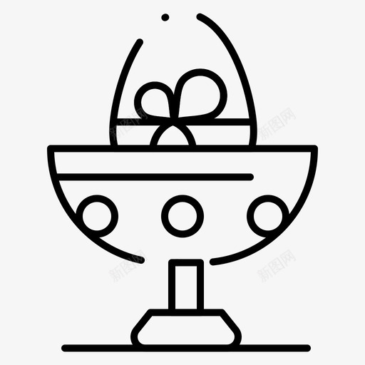 煮鸡蛋复活节食物图标svg_新图网 https://ixintu.com 东方 东方规则 乐的 复活节 快乐 点线 规则 食物 鸡蛋