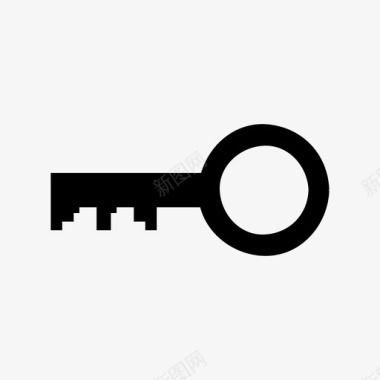 钥匙门钥匙锁图标图标