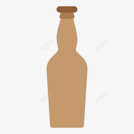 啤酒瓶瓶子和容器3扁平图标svg_新图网 https://ixintu.com 啤酒瓶 容器 扁平 瓶子