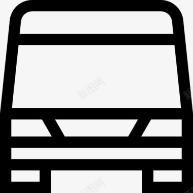 小型巴士31驾校直线型图标图标