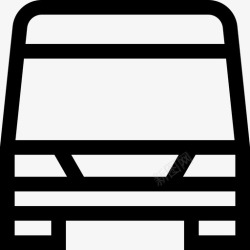 小型巴士小型巴士31驾校直线型图标高清图片