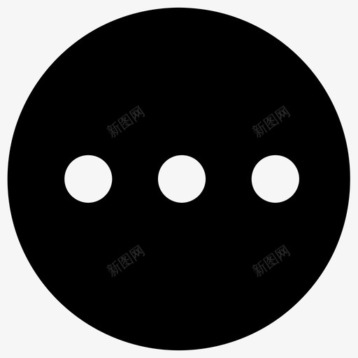 菜单圆圈圆点图标svg_新图网 https://ixintu.com 列表 圆圈 圆点 汉堡包 网络 菜单