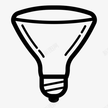 灯泡商业理念电力图标图标