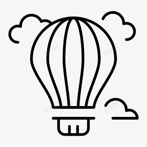 气球空气热图标svg_新图网 https://ixintu.com 2月 v5 收集 气球 界面 空气 网络